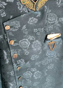 Dark Teal Sherwani ( Negotiable)