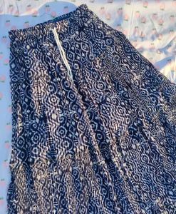 Bohemian Print Tiered Maxi Skirt