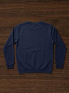 Navy Blue 'Sup' Graphic Sweatshirt