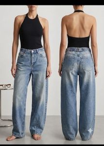 Nuon Barrel Jeans with back adjustable waistband