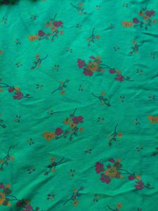 Green Floral Print Kurta