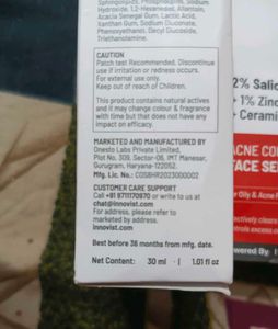 Chemist at Play Acne Control Face Serum