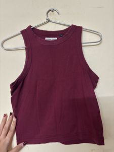 Burgundy Tank Top