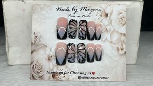 Butterfly Press-On Nails Set