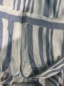Striped Off-Shoulder Jumpsuit