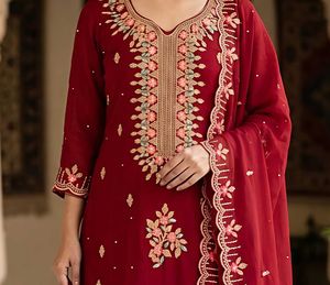 Salwar kameez (Salwar+Kameez+dupatta)