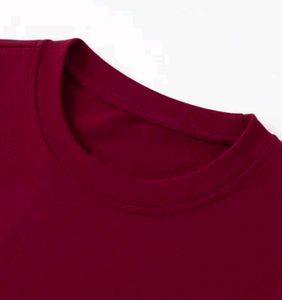 Wine Red Fitted Basic Tee