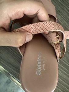 Pink Platform Wedge Sandals