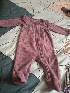 New Carter's Baby Girl Sleepsuit