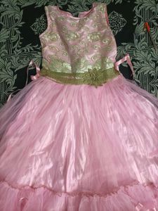 Pink Party Gown for (8-9 Year)