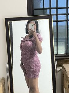 Floral Print Mini Dress