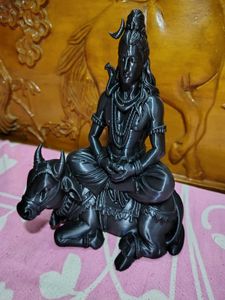 Shiva Statue with Nandi Bull