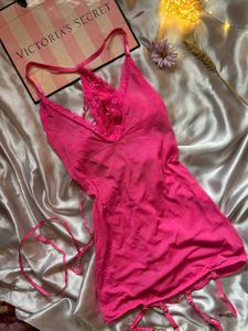Pink Slip Dress