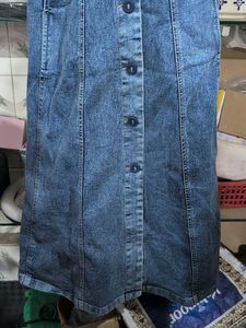 Blue blast chain detail A-Line dress size M