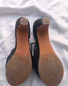 Stylish Navy Blue Platform wedge heels