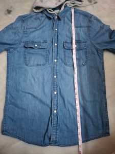 Hooded Denim Jacket