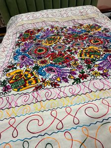Full Embroidered Bedcover / Bedsheet
