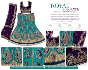 Exquisite Fishcut Lehenga Set