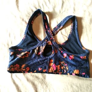 Floral Print Sports Bra