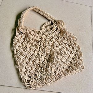Boho Macrame Tote Bag