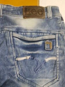 Blue Washed LEE Denim Jeans