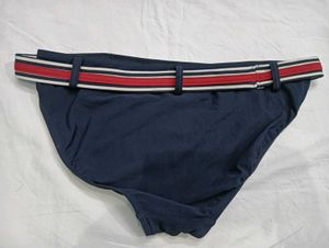 Navy thrift 🤎Bottom with Belt Detail