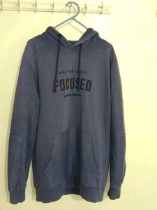 classic navy blue hoodie