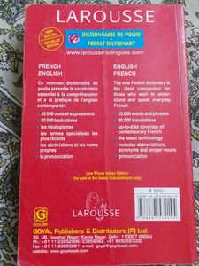 Larousse Pocket Dictionary