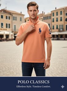 Polo Classics Peach Numbered Shirt