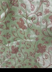 bust 36 Stunning Green Embellished Gown