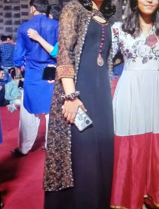 Elegant Long Kurta Set with Jacket