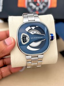 SEVENFRIDAY Black Metal Watch