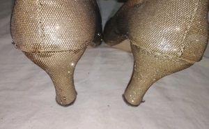 Sparkling Gold Heels