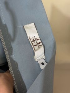 Pale Blue Wide Leg Trousers