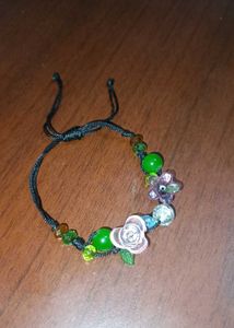 Floral Beaded Bracelet