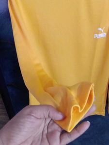 Puma Long Sleeve Shirt - Mustard