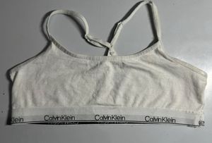 Calvin Klein White Sports Bra