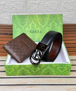 Gucci Belt and Wallet Set