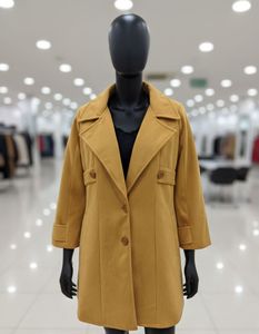 🌸Elegant Mustard Trench Coat