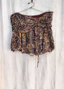 13249. Boho Smocked Skirt