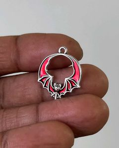 Gothic Bat Pendant Charm #BatCharm #GothicJewelry