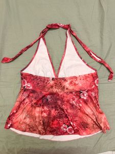 Floral Halterneck Tank Top