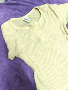 Ribbed Button-Up Butter Top🧈