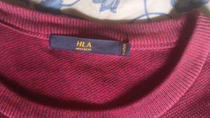 HLA Menswear Colorblock Knit T-Shirt / Sweatshirt