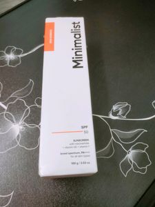 Minimalist Sunscreen