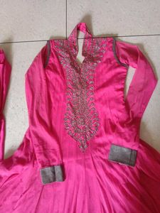 Elegant Pink Anarkali Kurta Set new offers price
