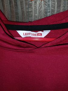 Oversized Maroon Hoodie