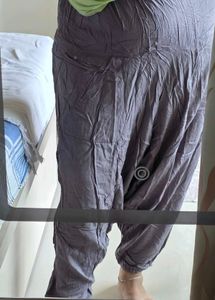 Comfortable Grey Palazzo dhoti pants