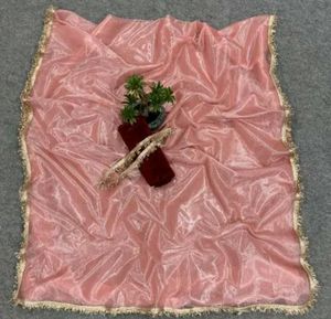 Elegant Pink Organza Saree with Embellished Blouse