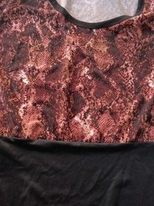 Stylish Snake Print Midi Dress